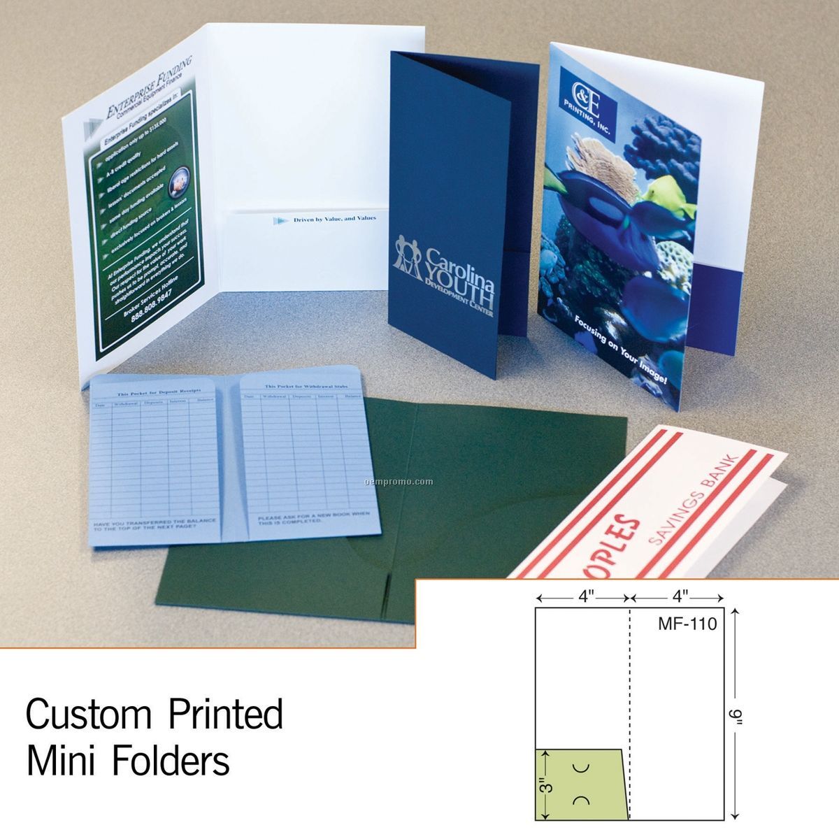 Pocket Folders 6 x 9